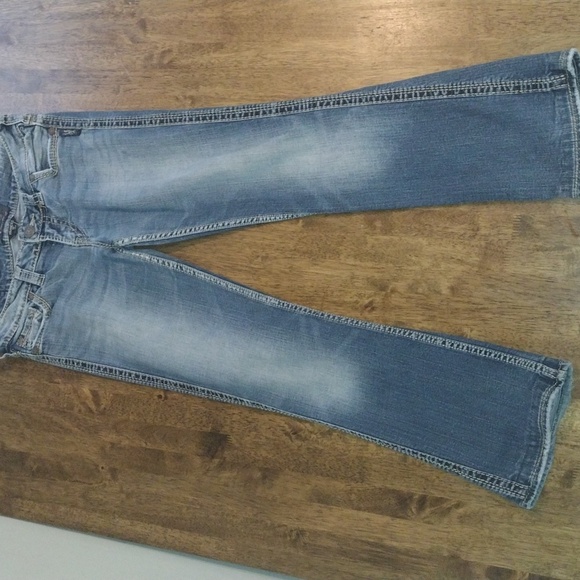 Medium Wash Silver Frances 18" Jeans 28/33 - Picture 1 of 7